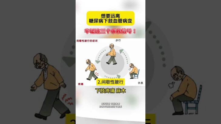 想要遠離糖尿病下肢血管病變！ #糖尿病 #糖尿病併發症 #血管堵塞