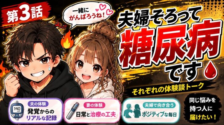夫婦揃って糖尿病になりました。ごろんちょす夫婦のリアルな体験談