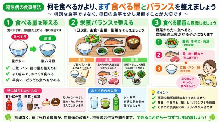 糖尿病の食事・運動療法