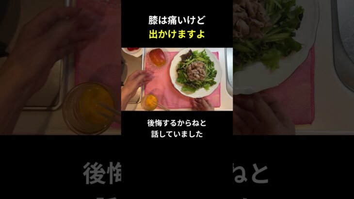 膝は痛いけど 出かけますよ【糖尿病の食事】 #料理 #糖尿病 #日常