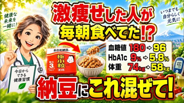 【糖尿病の人は必見】医師が毎朝食べる「最強の朝食」血糖値が気になる人ほど知ってほしい！