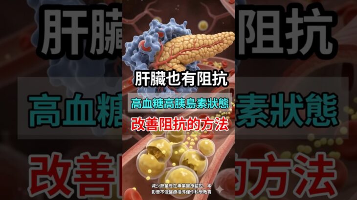 肝臟胰島素阻抗怎麼改善？真正關鍵是創造熱量赤字 #血糖 #肝臟 #胰島素阻抗 #高血糖 #糖尿病