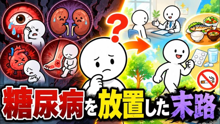 【糖尿病を放置した末路】10年間無視し続けた男を襲った悲劇…