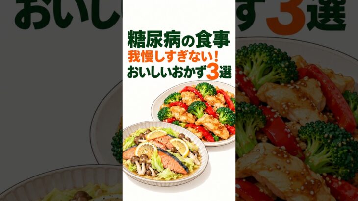 【糖尿病の食事】我慢しすぎずおいしく！簡単おかずレシピ3選