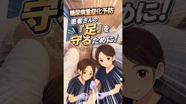【糖尿病重症化予防】患者さまとともに、みんなで足を大切に！実践フットケアハンズオンセミナー第3弾糖尿病患者様の重大な足トラブルを未然に防ぎ、