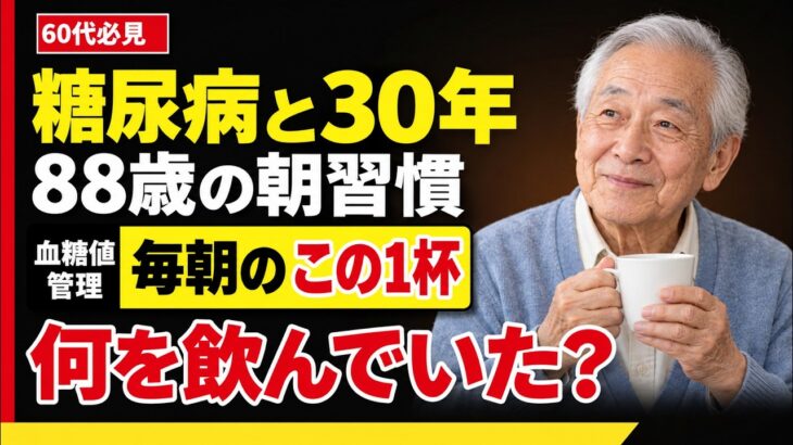 糖尿病と30年付き合った88歳「血糖値を安定させたのは、毎朝の””この1杯””でした」