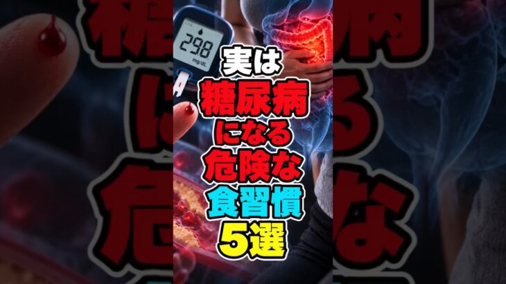 実は糖尿病になる危険な食習慣5選　#健康　#雑学