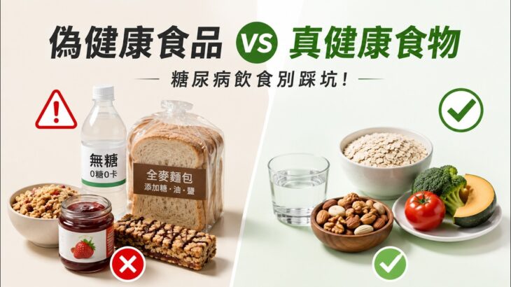 全麥、粗糧、無糖飲料都健康？糖尿病人最容易踩的5個飲食陷阱