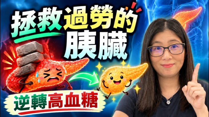 糖尿病有機會逆轉？關鍵在胰臟β細胞！及早減輕負擔的5個方法 | 營養師媽媽Priscilla （加大聲版）