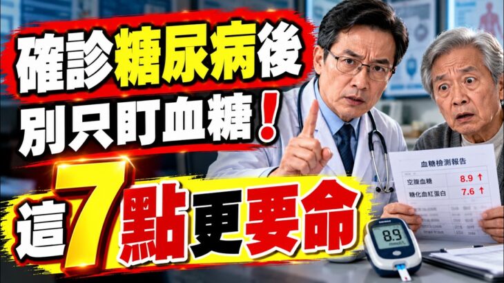 500名內分泌醫生強調：只要確診糖尿病，患者一定多加關注這7點！