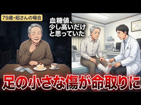 「たかが糖尿病」と思っていた79歳、足の小さな傷から始まった悪夢#シニア #健康 #糖尿病 #血糖値 #足のケア #老後の健康 #健康寿命 #実話 #シニアライフ #糖尿病合併症