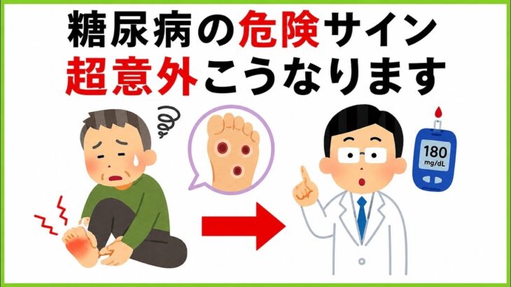 足に現れる糖尿病の9つの危険サイン｜ほとんどの人が見逃す初期症状とは