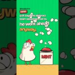 Abstract Chickens game of chicken mint