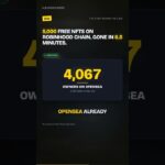Bitwalkers 5,000 free mint gone in 6.5 min