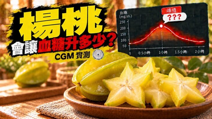 楊桃會升血糖嗎？CGM 實測｜糖尿病前期血糖紀錄