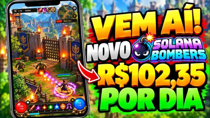 🔥CORRE!! NOVO SOLANA BOMBERS ? JOGO NFT GRÁTIS – como GANHAR no WYD SOLANA ? Vale a Pena?