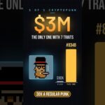 CryptoPunk 8348 just sold for $3M: the only punk with 7 traits