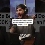 FaZe Banks Turned Down $500K to Promote an NFT Project 👀💰#fazebanks #nft