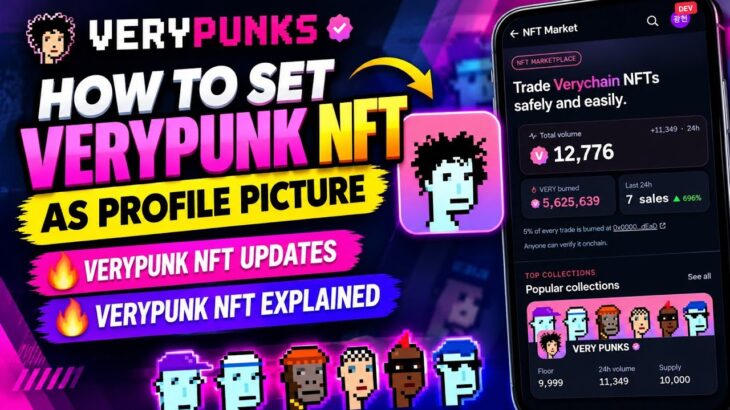 HOW TO SET VERYPUNK NFT AS PROFILE PICTURE 🔥 VERYPUNK NFT UPDATES 🔥 VERYPUNK NFT EXPLAINED