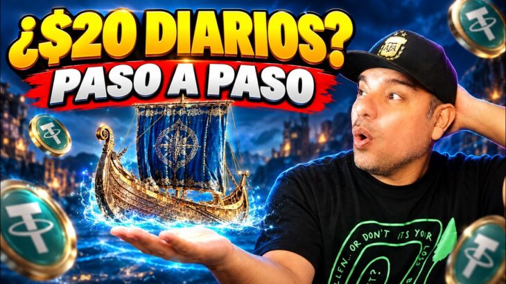 JUEGO NFT Vikings Valley Cómo Empezar y GANAR $ a Diario con 1 Click