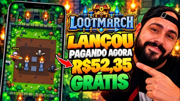 🔥 LANÇOU JOGO NFT GRÁTIS MOBILE | COMO GANHAR no LOOTMARCH ? Vale a Pena?