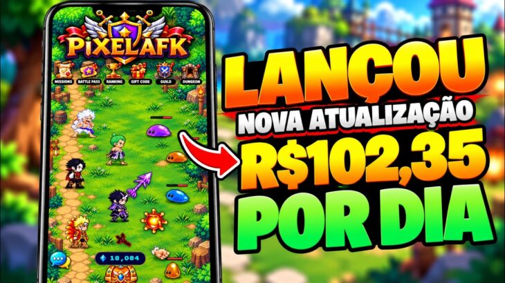🔥LANÇOU!! NOVO JOGO NFT GRÁTIS – como GANHAR no PIXEL AFK ? Vale a Pena? (Atualização)