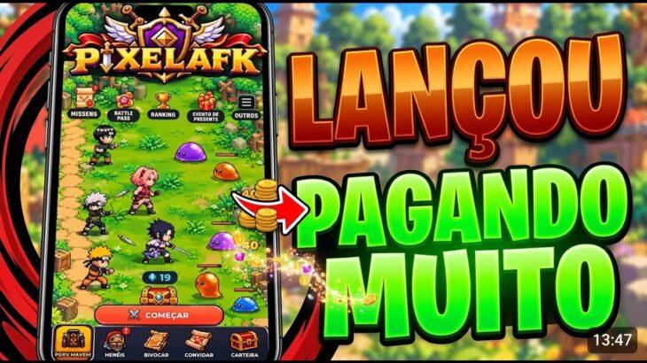 🔥LANÇOU NOVO JOGO NFT GRÁTIS – como jogar o PIXEL AFK ? Paga Bem ?