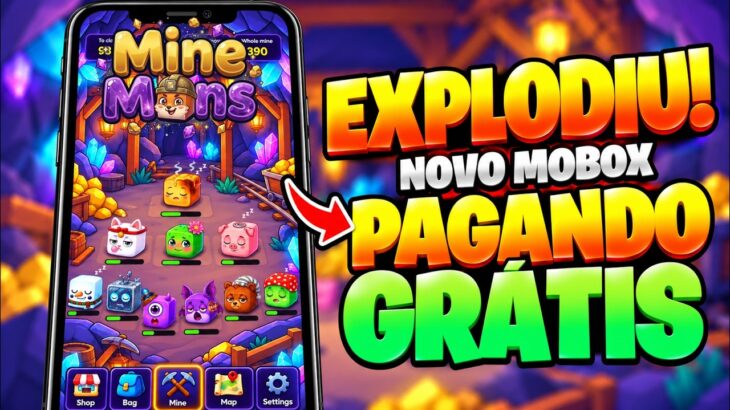 🔥 LANÇOU!! NOVO MOBOX? JOGO NFT GRÁTIS – MineMons Vale a Pena?