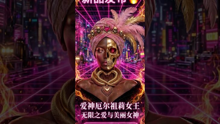 #MarieLaveau #玛丽拉沃 #TezosNFT #暗黑艺术 #DarkArt #NFT女王 #ShirazArt #设拉子艺术 #4460 #Objkt see