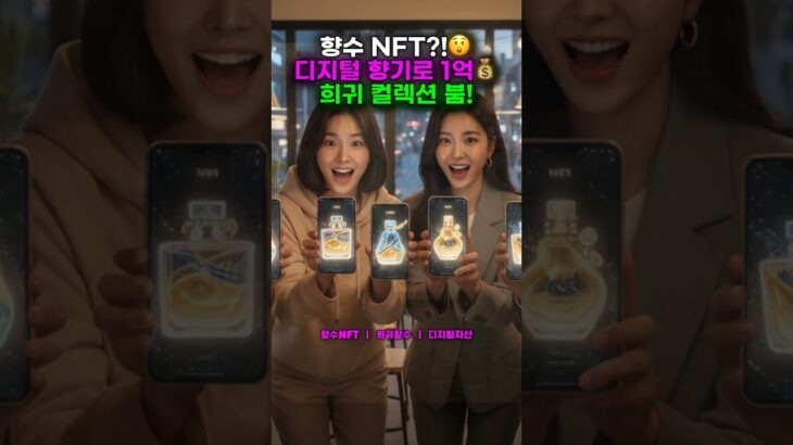 향수 NFT로 1억 번다고?! 💰 2026년 떡상각 디지털 금맥 파헤치기! #shorts