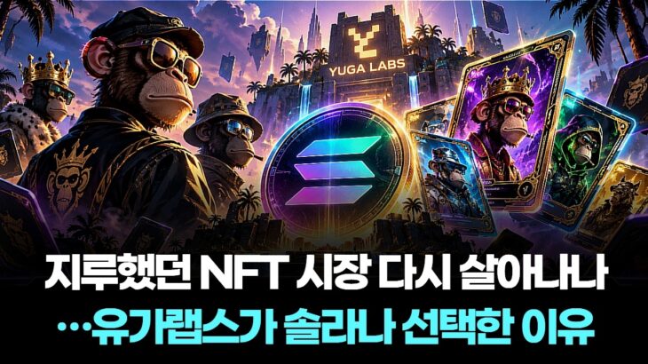 지루했던 NFT 시장 다시 살아나나…유가랩스가 솔라나 선택한 이유