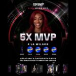 NFT Drop Spotlight: A’ja Wilson 5x MVP Moments | 92/100