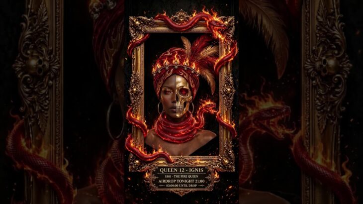 #NFT #NFTArt  #Tezos # #Airdrop #Tonight21 #ساعت21 #SkullArt  #Mystic #جادو #NFTIran #NFTCommuni