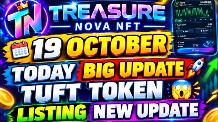 NOVA NFT NEW UPDATE TODAY 19 OCTOBER | Nova Nft Withdrawal Update Today | Treasure Nft New Update