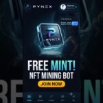 New telegram mint nft mining bot join now just launche link in my telegram chanel #crypto #cryptobot