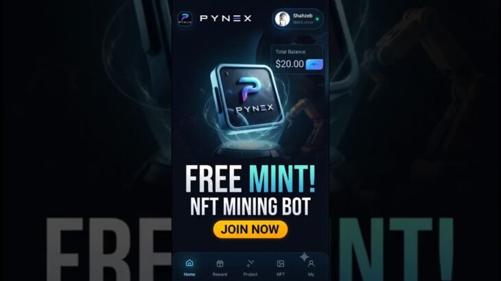 New telegram mint nft mining bot join now just launche link in my telegram chanel #crypto #cryptobot