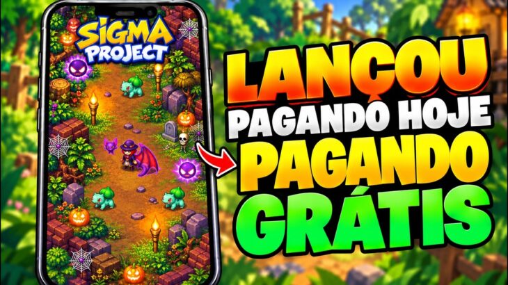 🔥 SIGMA PROJECT: O MELHOR Jogo NFT Grátis Estilo Pokémon que PAGA no PIX ? (Evento de Halloween)