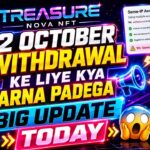 TREASURE NOVA NFT NEW UPDATE TODAY | NOVA NFT WITHDRAWAL UPDATE TODAY /TREASURE NFT NEW UPDATE TODAY