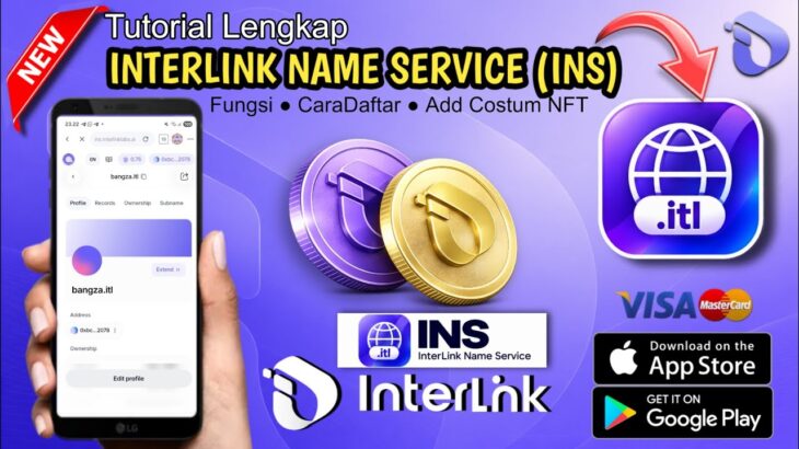 TUTORIAL INS (INTERLINK NAME SERVICE) | Cara Daftar INS & Menjadikannya sebagai NFT di InterLink