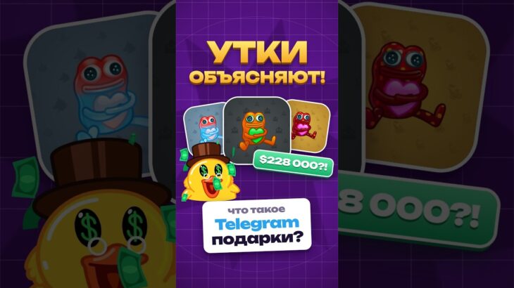 Подарок в Telegram за $228 000?! 🎁 Утки объясняют!