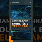 Telegram добавил кошелёк для Gram и NFT #Shorts #Gram #Telegram #ОриентирДня