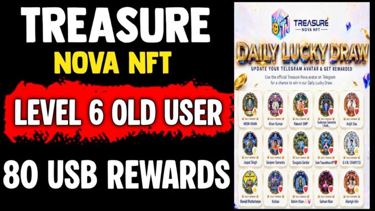 Treasure NFT New Update Today | Nova NFT | 80 USDT Bonus and 30 USDT Deposit—What the Platform Says
