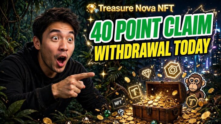 Treasure Nova Nft // Treasure Nova Nft 40 Point Reward Claim Update Today Nova Nft Withdrawal Update