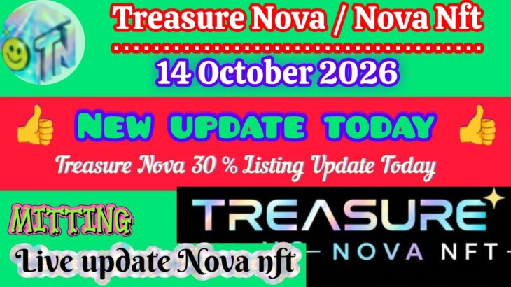 Treasure Nova // Today Very Important Question Answer Video Nova Nft Withdrawal Notification Update