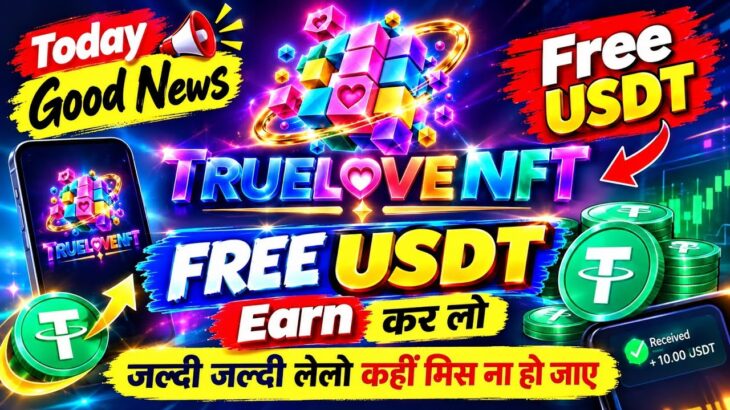 Truelove NFT Today Good News | Truelove NFT Withdrawal Update | Truelove NFT Free USDT Reward Launch