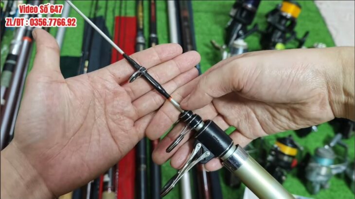 Video Số 647 : Lure Teamdaiwa Japan – Cần Tay Nhật 9m NFT – Lô Máy Câu Bãi Nhật