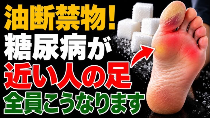 糖尿病が近い人だけに起こる「足の異変」見逃すと足を失います！