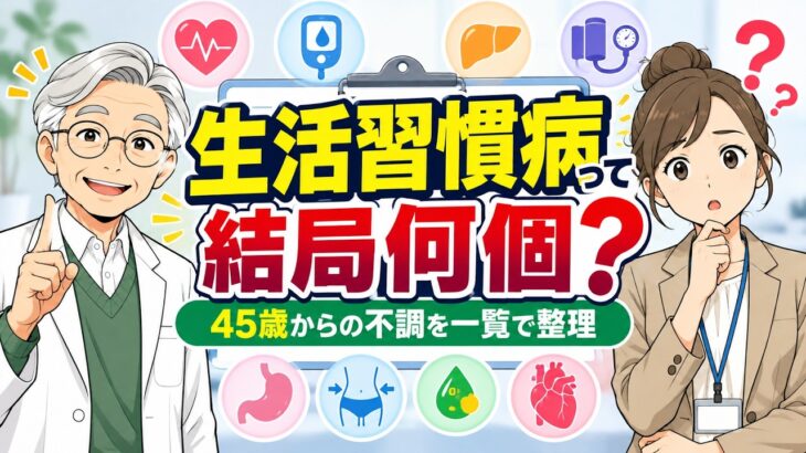 生活習慣病は高血圧・糖尿病だけ見ておけば大丈夫！？