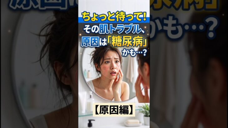 肌トラブルの原因は糖尿病かも(原因編)
