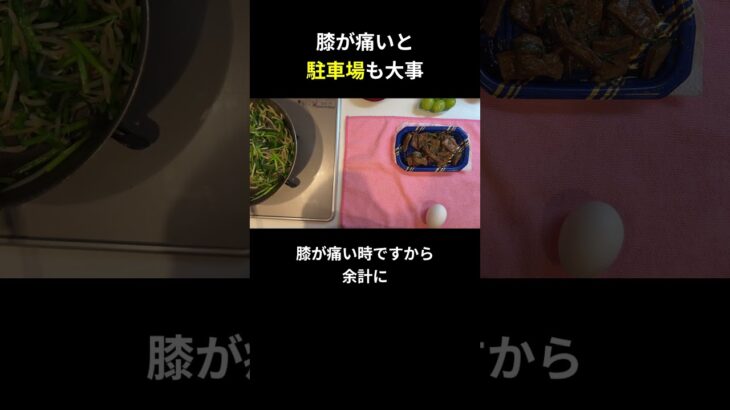 膝が痛いと 駐車場も大事【糖尿病の食事】 #料理 #糖尿病 #日常